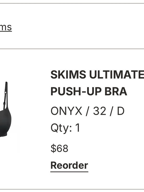 32D skims padded push up bra - Picture 7 of 9